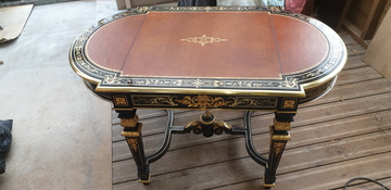 Restauration d'une table Napoléon III à Pessac