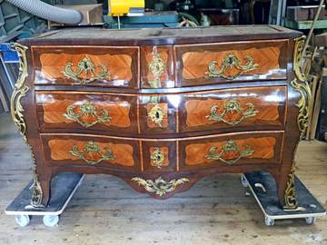 Restauration de commode louis XV à Pessac